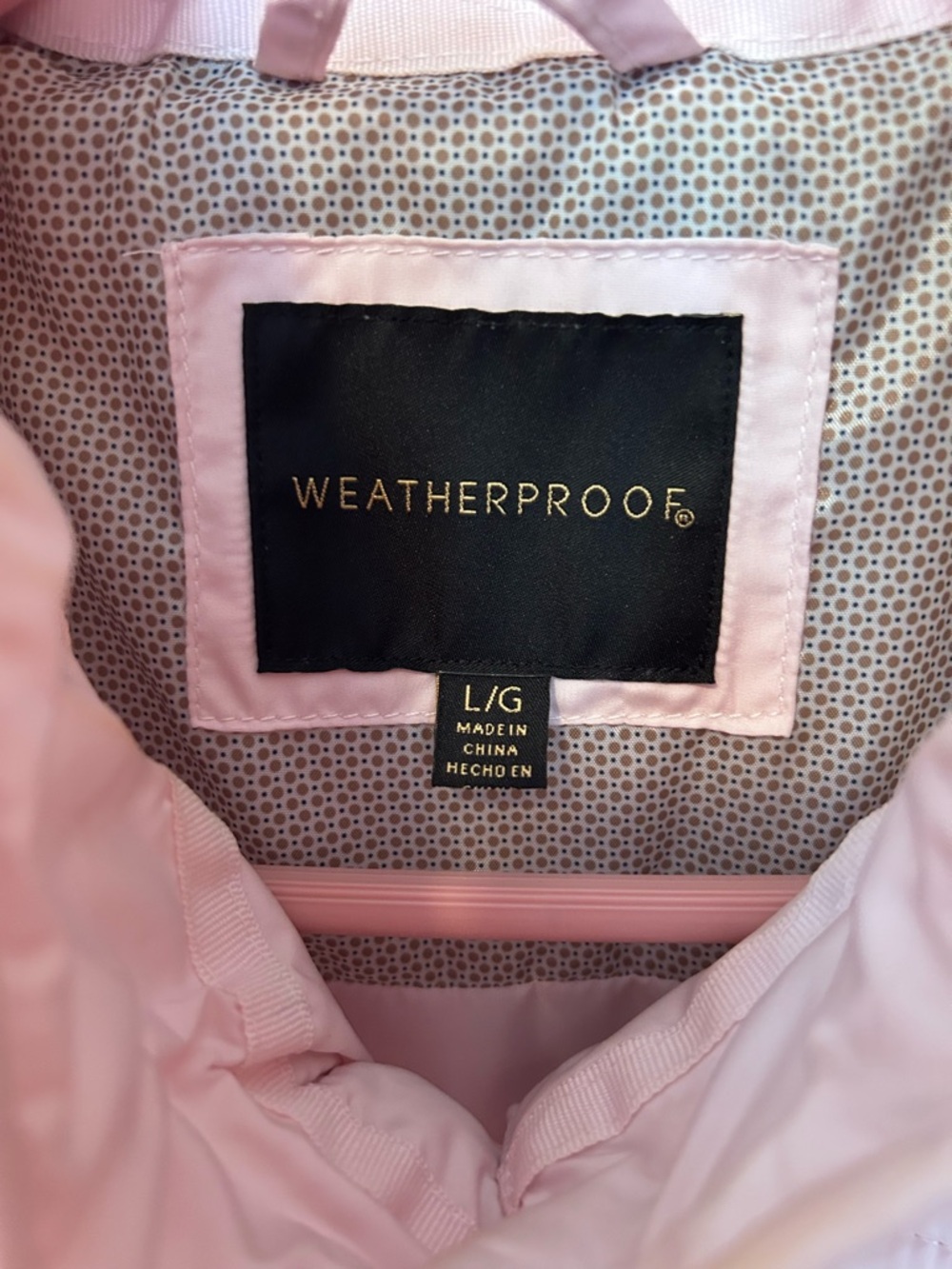 Weatherproof brand  Light Pink Quilted Women's Jacket - Picture 2 of 5